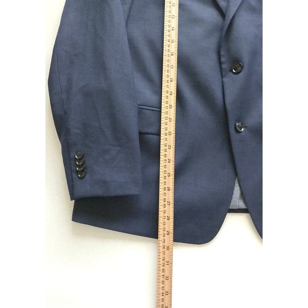 Tommy Hilfiger Blue Wool Blend Modern Fit Blazer Sports Coat Men's Size *44R